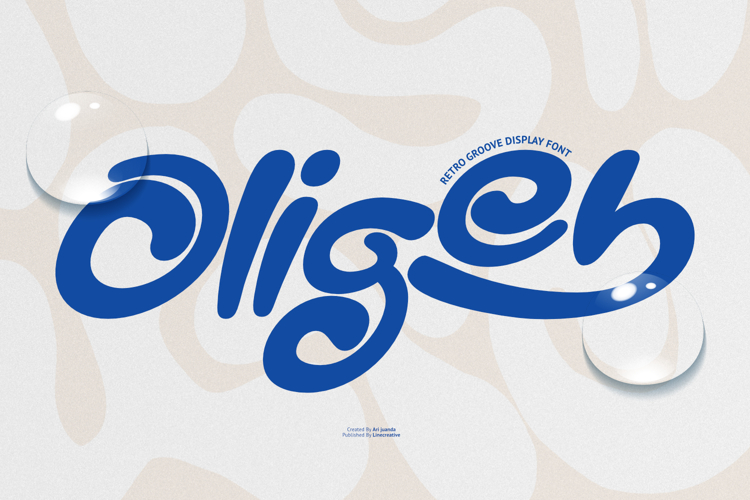 Oligeb-Retro Groove Display Font
