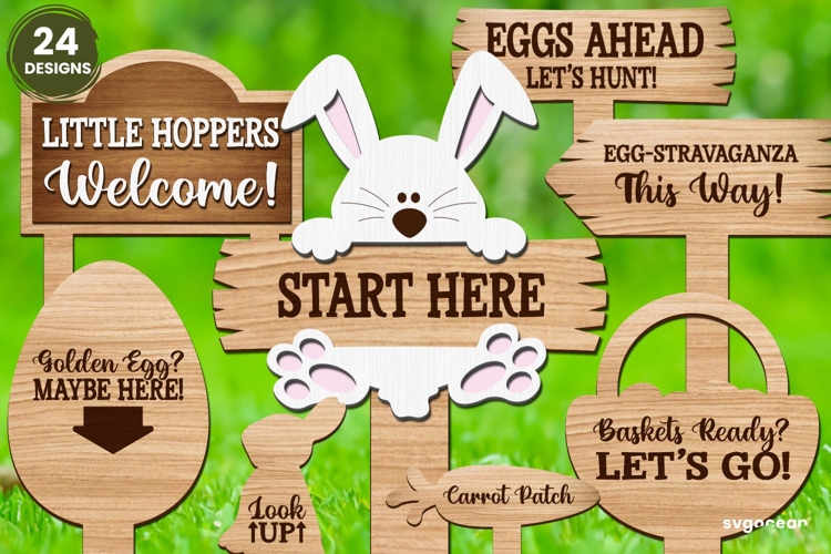 Easter Egg Hunt Clipart Image 3