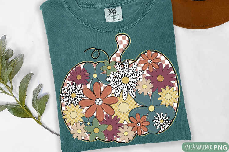 Pumpkin PNG | Boho Fall PNG | Pumpkin Sublimation and DTF