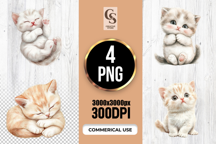 Cute Cat Clipart Image 3