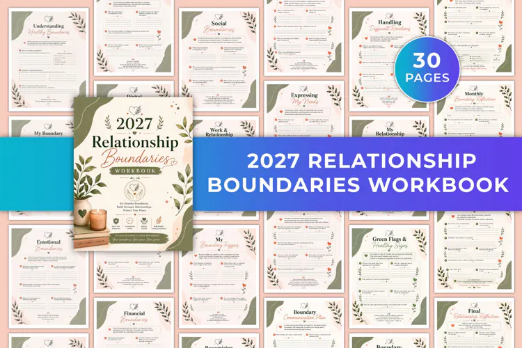 2027 Relationship Boundaries Workbook Kdp interiors