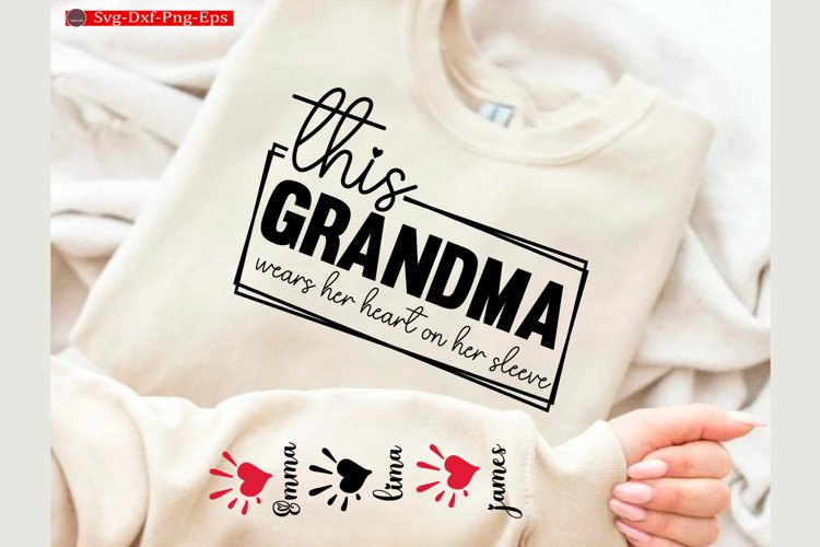 Grandma Heart Svg Image 7