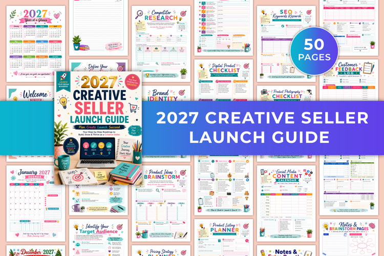 2027 Creative Seller Launch Guide Kdp interiors