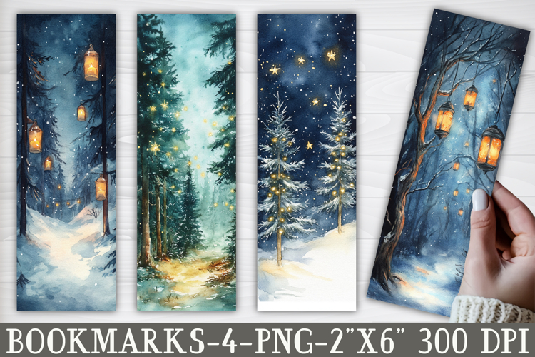 Magical Christmas Lights Bookmark