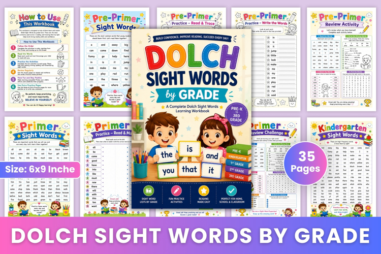 Dolch Sight Words by Grade