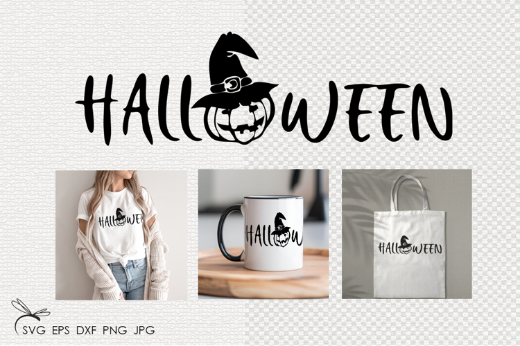 Halloween inscription svg files for cricut