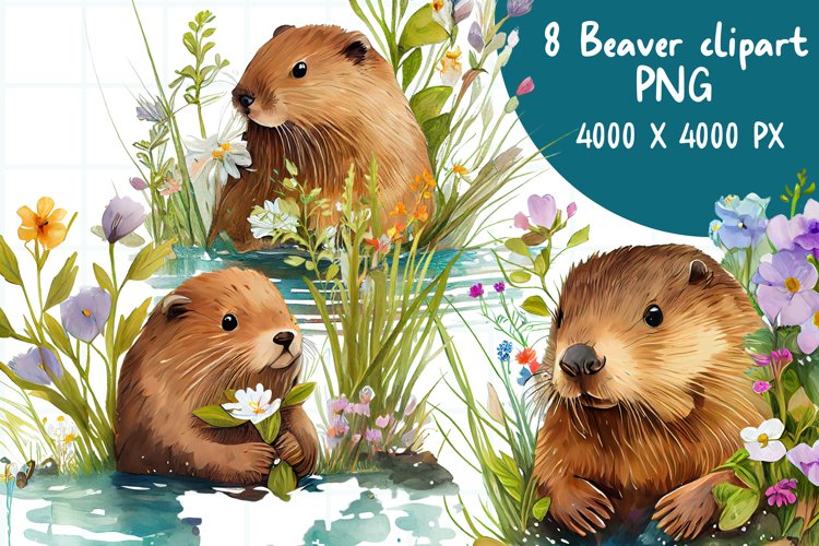 Beaver Illustration Image 8