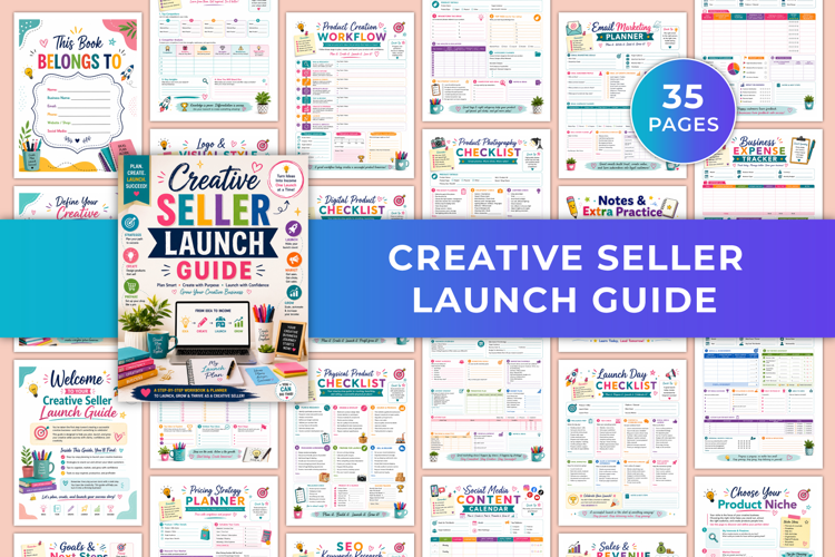 Creative Seller Launch Guide | Creative Business Planner
