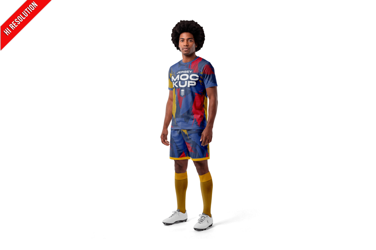 Afro Hairstyle Wearing Full Soccer K