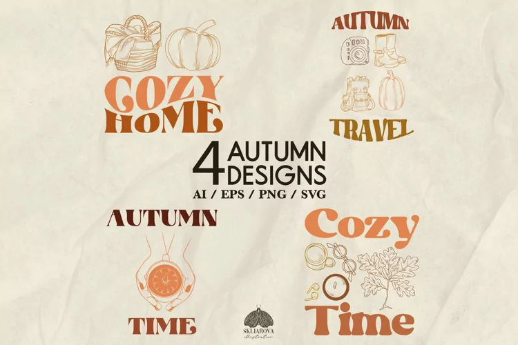 Autumn Vibe design print SVG PNG EPS