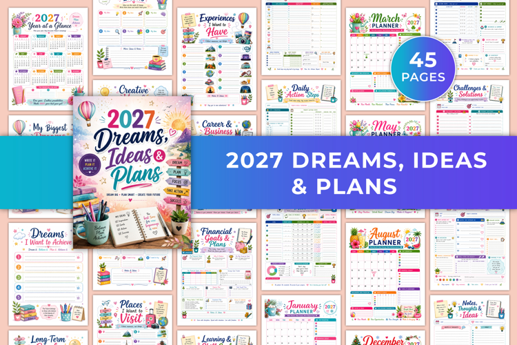 2027 Dreams, Ideas & Plans Kdp interiros