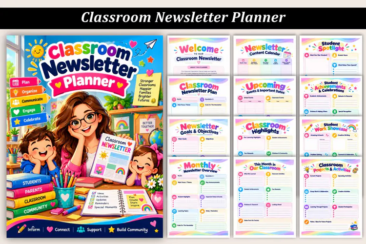Classroom Newsletter Planner