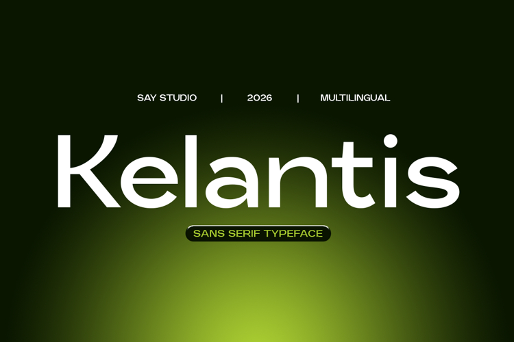 Sans Serif Typeface - Kelantis