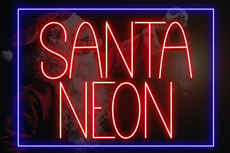 Santa Neon