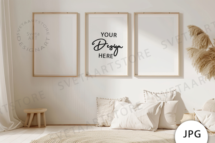 Frames Mockup, Baby Room Mockup JPG