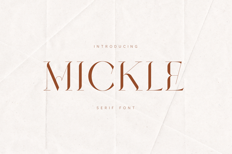 Mickle Elegant Serif Font