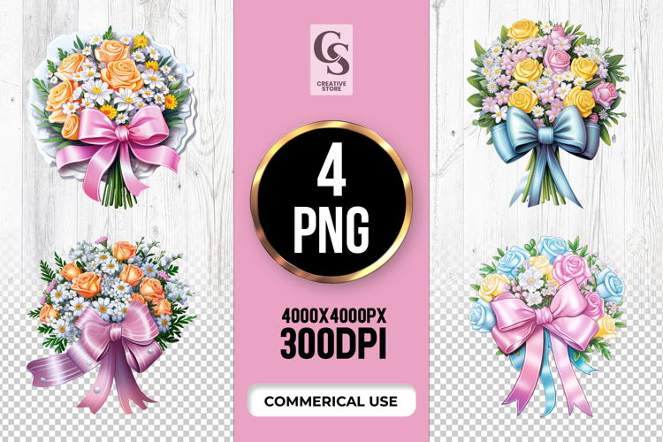 Flower Bouquet Clipart Image 8