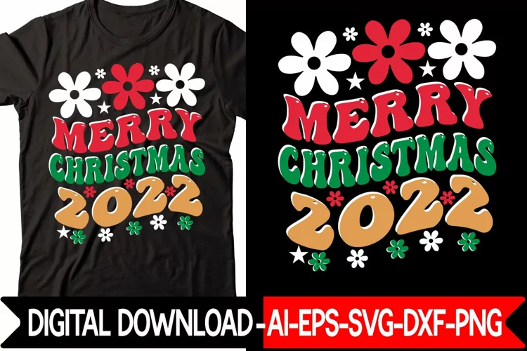 Merry Christmas 2022 Retro Design