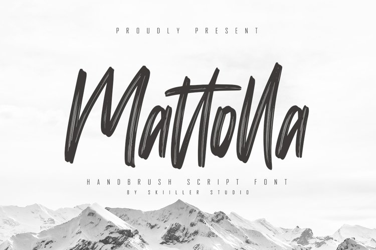 Mattolla - Handbrush Script example image 1