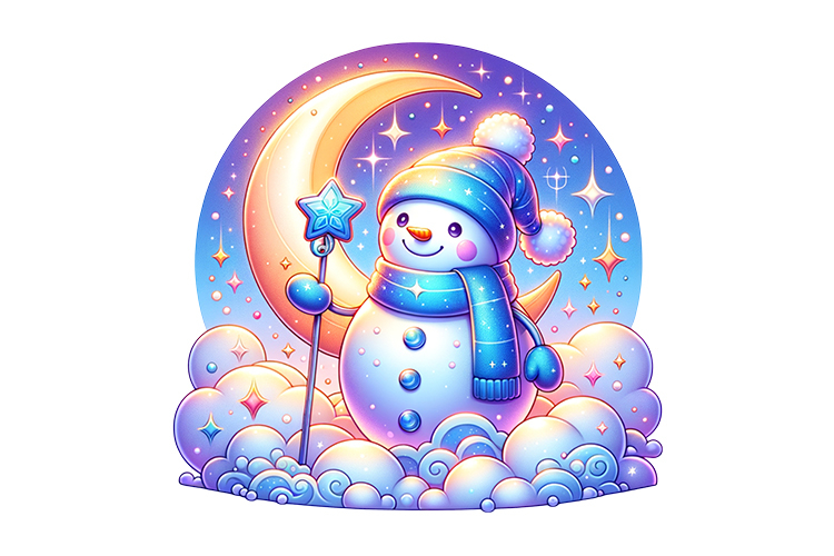 Snow Men Clipart- PNG File