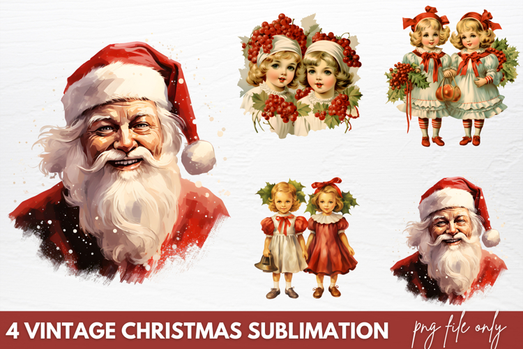 Vintage Christmas Clipart Image 5