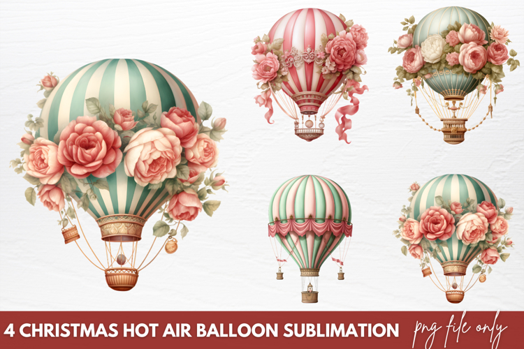 Hot Air Balloon Clipart Image 6