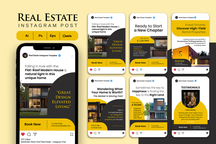 Black Gold Real Estate Social Media