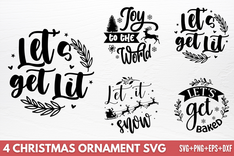 Christmas Ornament Sublimation Designs Image 15