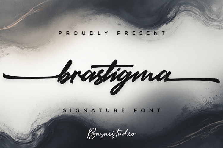 Brastigma a Signature Font