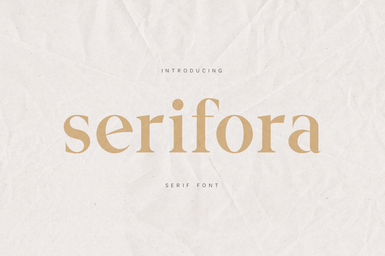 Serifora Elegant Classic Serif Font