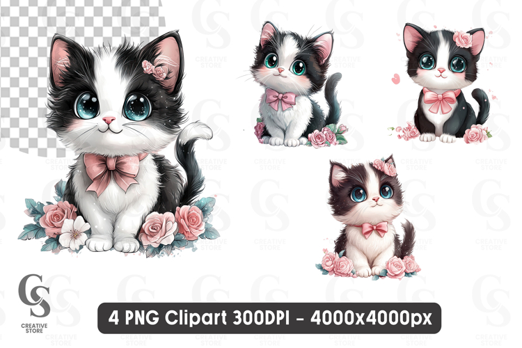 Bow Black And White Clipart Image 10