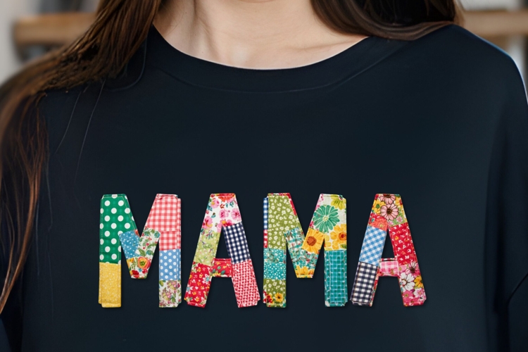 Vol. 24 Patchwork Fabric Mama - PNG