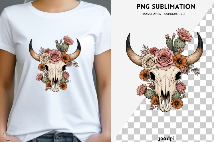 Western gothic halloween png design for T-shirts
