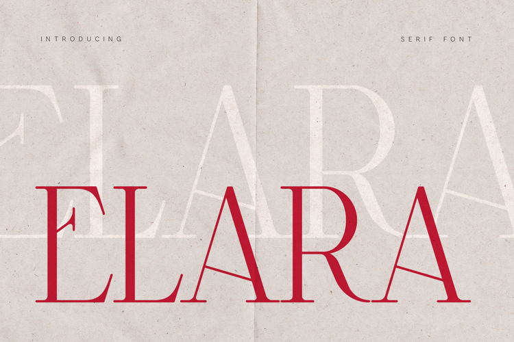 Elara Elegant Modern Serif Font