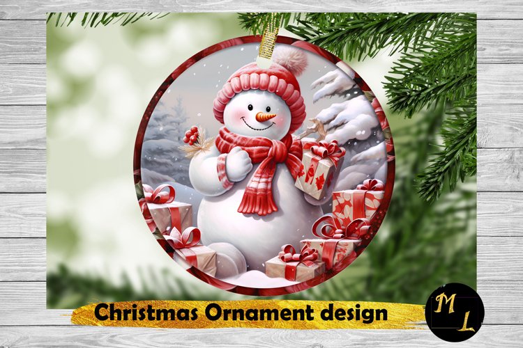 Cute Snowman Clipart Image 4