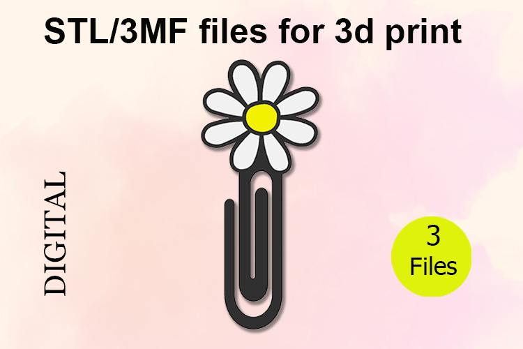 Paper Clip, Daisy STL/3MF files for 3D Printing example image 1
