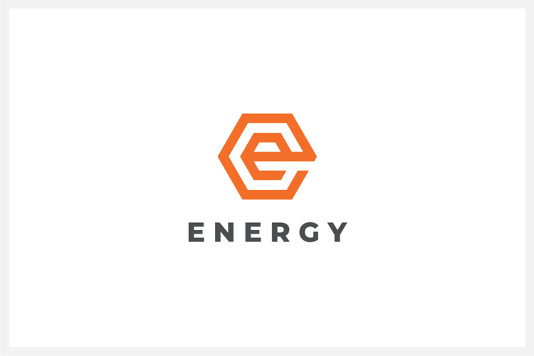 Hexagon Letter E Logo Design Vector Template
