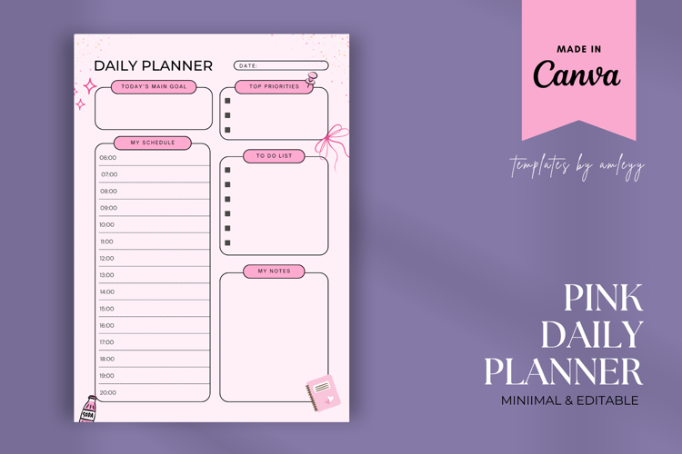 Printable Schedule Template Image 10