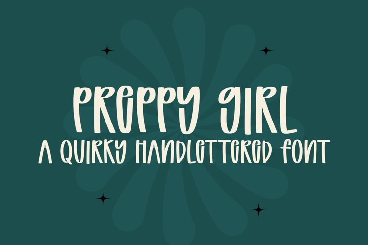 Preppy Girl - A Quirky Handlettered Font