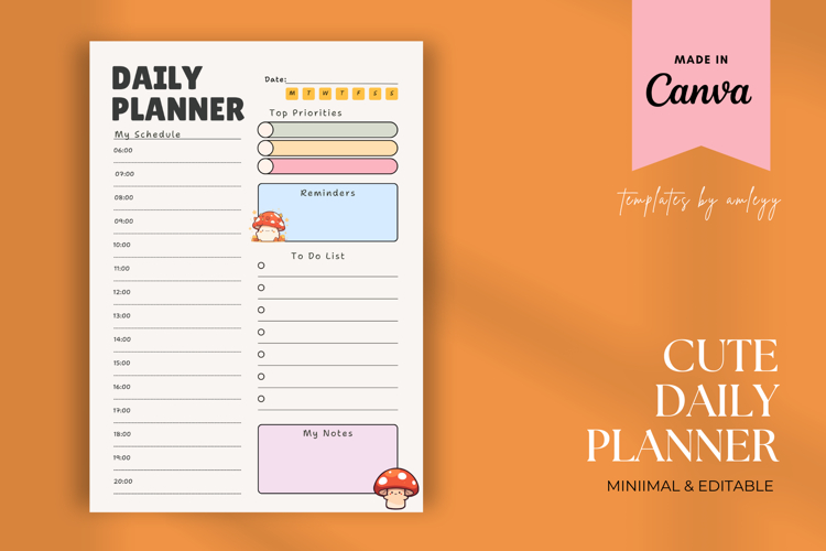 Student Daily Planner Template Image 4