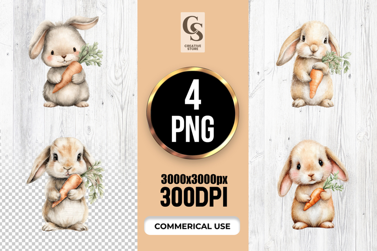 Easter Bunny Clipart Image 8