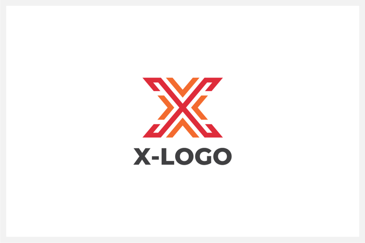 Geometric Letter X Logo Design Vector