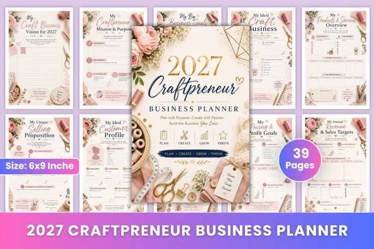 2027 Craft preener Business Planner