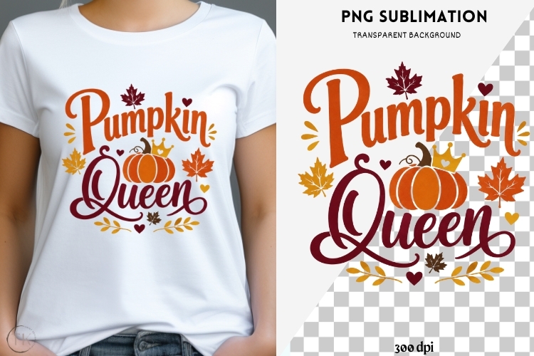 Autumn phrase png design for T-shirts example image 1