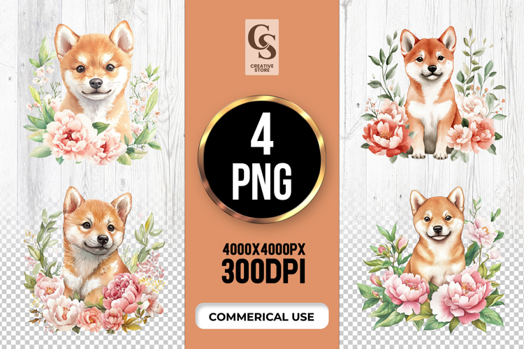 Cute Puppy Clipart Image 23