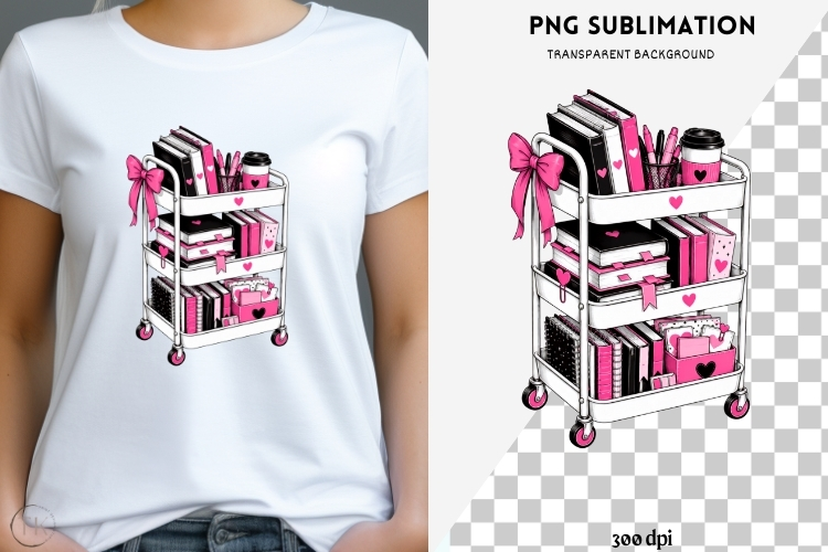 Book besties png design for T-shirts