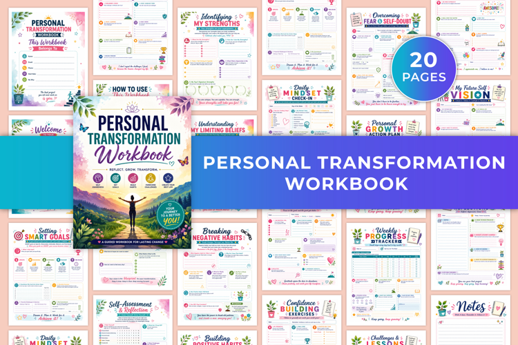 Transformation Workbook | Self-Growth, Goal Setting