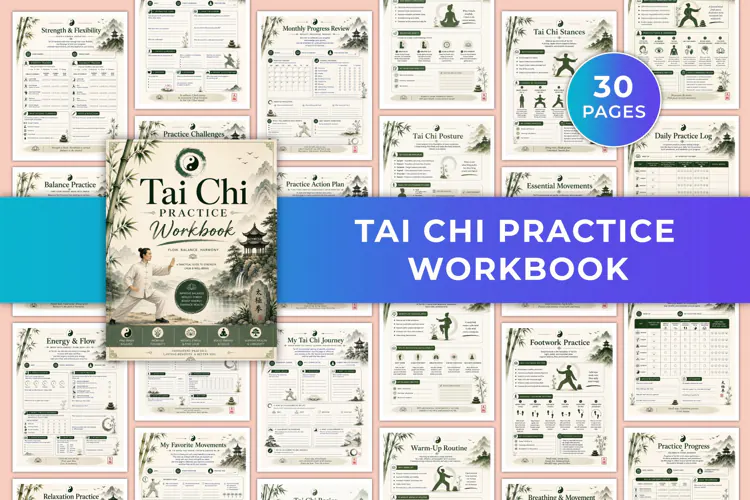 Tai Chi Practice Workbook Kdp interiors