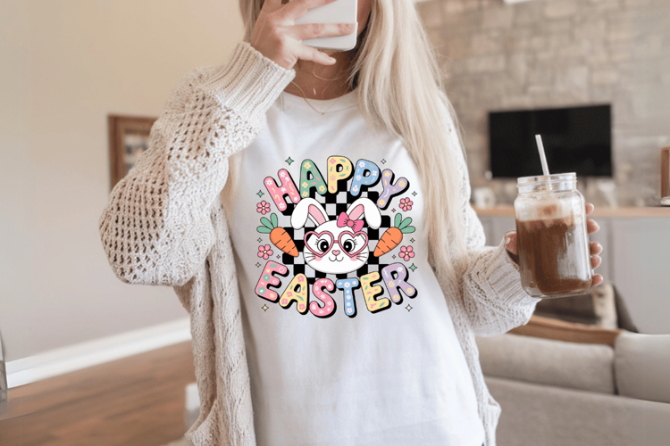 Happy Easter PNG Sublimation | Happy Easter Day PNG Design