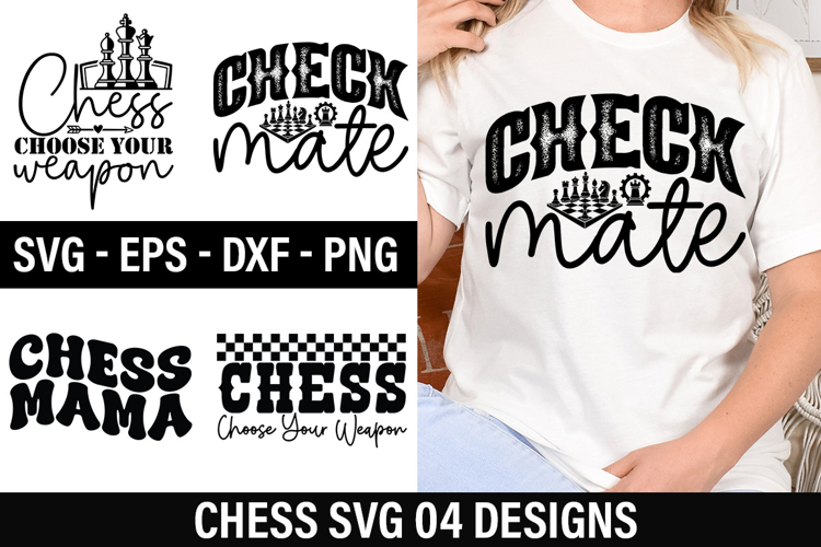 Chess SVG Design - Chess Choose Your Weapon